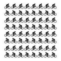 bicycle driver seamless background backdrop vector