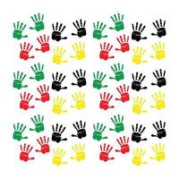 hands handprints background backdrop vector