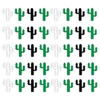 prickly cactuses background backdrop vector