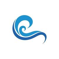 water wave,wave beach vector illustration design logo template