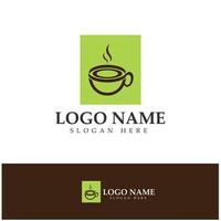 Coffee cup Logo Template vector icon illustration  design