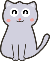 cute cat cartoon. kitty png