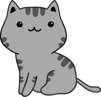 cute cat cartoon. kitty png