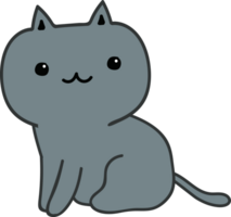 dessin animé de chat mignon. minou png