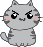 desenho de gato fofo. gatinha png