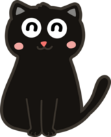 dessin animé de chat mignon. minou png