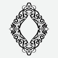 plantilla de diseño de logotipo vectorial - símbolo abstracto en estilo árabe ornamental - emblema para productos de lujo, hoteles, boutiques, joyas, cosméticos orientales, restaurantes, tiendas y almacenes vector