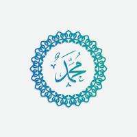 Mawlid Al-Nabi Greeting Card islamic pattern vector design with elegant gradient color. also can be used for background, banner, cover. the mean is, Prophet Muhammad's Birthday