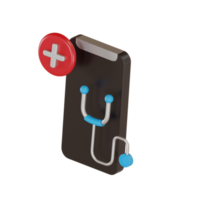 3D illustration object icon information health png