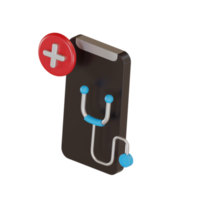 3D-Illustration Objektsymbol Informationen Gesundheit png