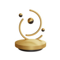 podium d'objet d'illustration 3d png