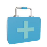 icono de objeto de ilustración 3d atención médica, el equipo médico se puede usar para web, aplicación, gráfico de información, etc. png