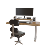 3d Illustration Object icon computer stand office works png