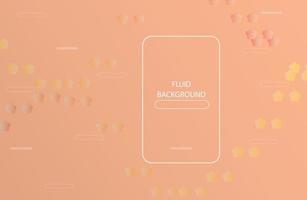 Background  Colorful gradient wave banner template with fluid wave shape design vector