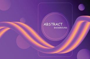 Background  Colorful gradient wave banner template with fluid wave shape design vector