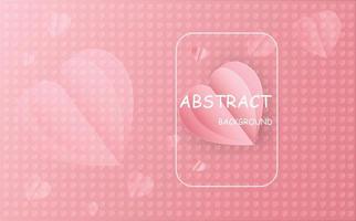 Colorful Background Gradient Banner Template With Valentine's Day Flower Design vector