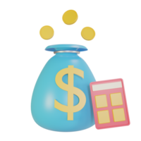 3d Illustration Object icon money png