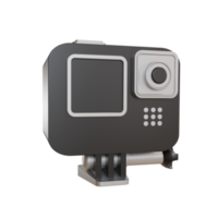 3d Illustration Object icon action camera Can be used for web, app, info graphic, etc png