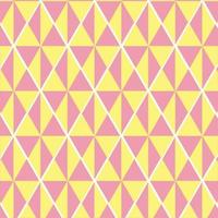 triangle geometric background pattern yellow pink vector