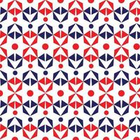 triangle geometric background pattern red blue vector