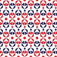 triangle geometric background pattern red blue vector