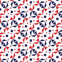 triangle geometric background pattern red blue vector