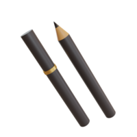 3d Illustration Object icon Eyebrow pencil cosmetics Can be used for web, app, info graphic, etc png