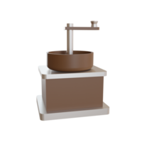 3d Illustration Object icon coffee machine Can be used for web, app, info graphic, etc png