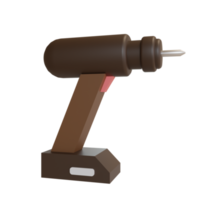 3d Illustration Object icon machine drill Can be used for web, app, info graphic, etc png