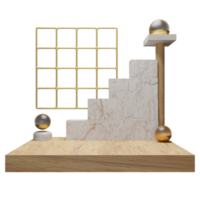 3d Illustration Object podium Can be used for web, app, info graphic, etc png