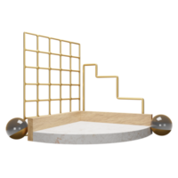 3d Illustration Object podium Can be used for web, app, info graphic, etc png