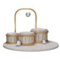 3d Illustration Object podium Can be used for web, app, info graphic, etc png