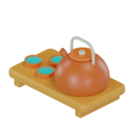 3D-Illustration Objektsymbol Mineralwasser png