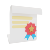 Las recompensas de icono de objeto de ilustración 3d se utilizan para web, aplicación, gráfico de información, etc. png