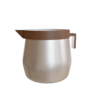 3D-Illustration Objektsymbol Thermoskaffee kann für Web, App, Infografik usw. verwendet werden png