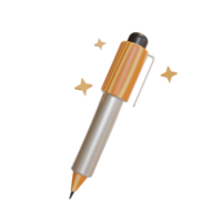3d Illustration Object icon pen png