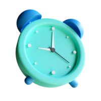 icône stylisée d'horloge de cercle. alarme minimale, sonnerie d'horloge, icône de temps de vitesse, rapide et rapide. illustration de rendu 3d