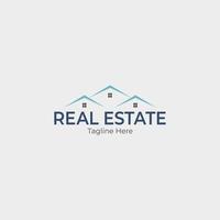 Modern Real Estate Vector Logo Design Concept