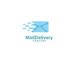 Mail delivery logo vector