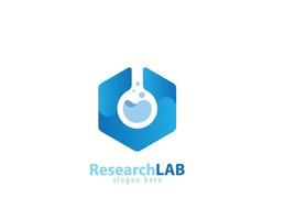 Research lab logo vector