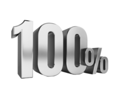 100 percent off. On sale. Great deal. one hundred percent. 3D text png