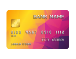 fundo transparente do cartão de crédito png