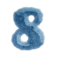 Number 8 ice Number eight icon design png