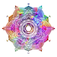 Colorful Mandala Gradient Circle png