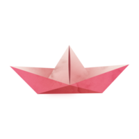 barcos de papel rosa png