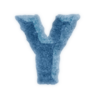 diseño de icono de letras del alfabeto de hielo y mayúscula png