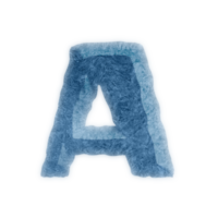 capital un diseño de icono de letras del alfabeto de hielo png