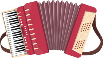 illustrazione del design della fisarmonica png