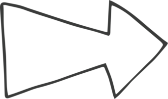 Hand drawn arrow clipart png