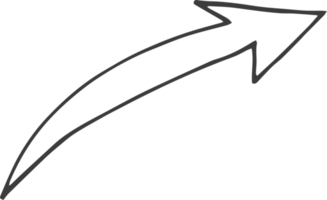 Hand drawn arrow clipart png